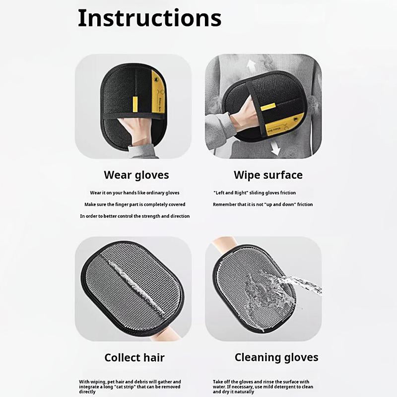 Fur-Free Holidays Start Here — Groom with Love!Say Goodbye to Shedding — One Glove Does It All Keep Your Home & Pet Clean — Gentle, Effective & Reusable